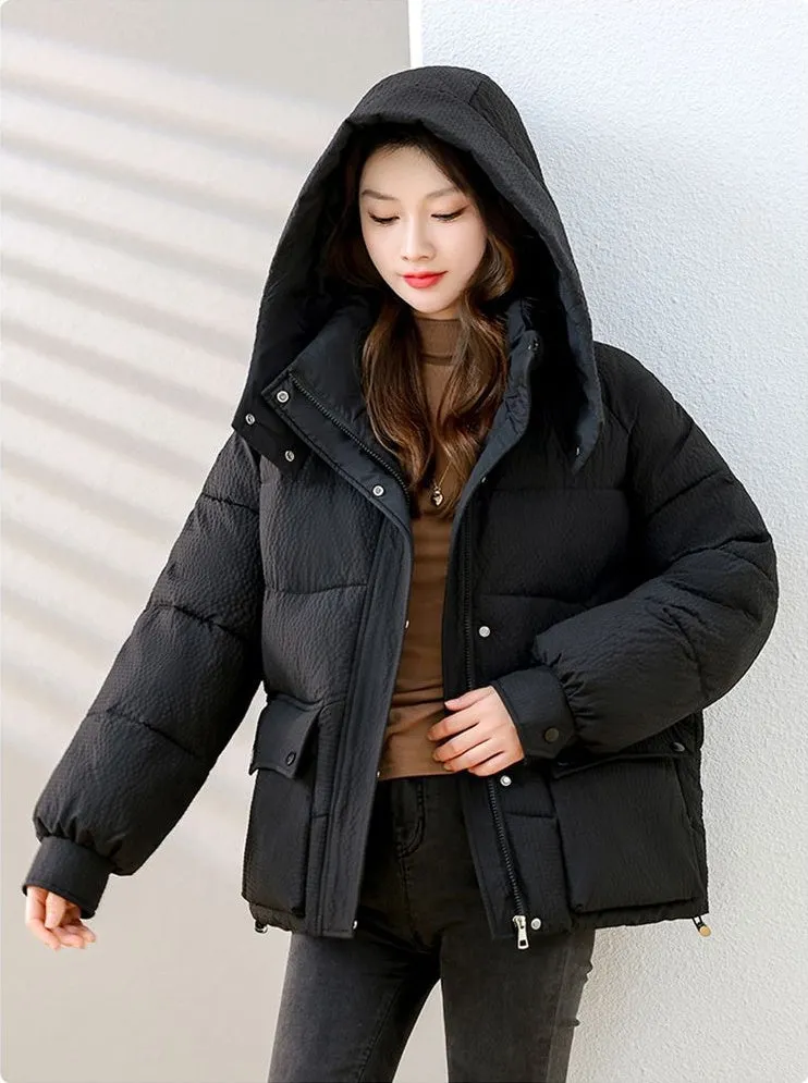 Padded Water-Resistant Puffer Jacket for Women Stylish and Warm