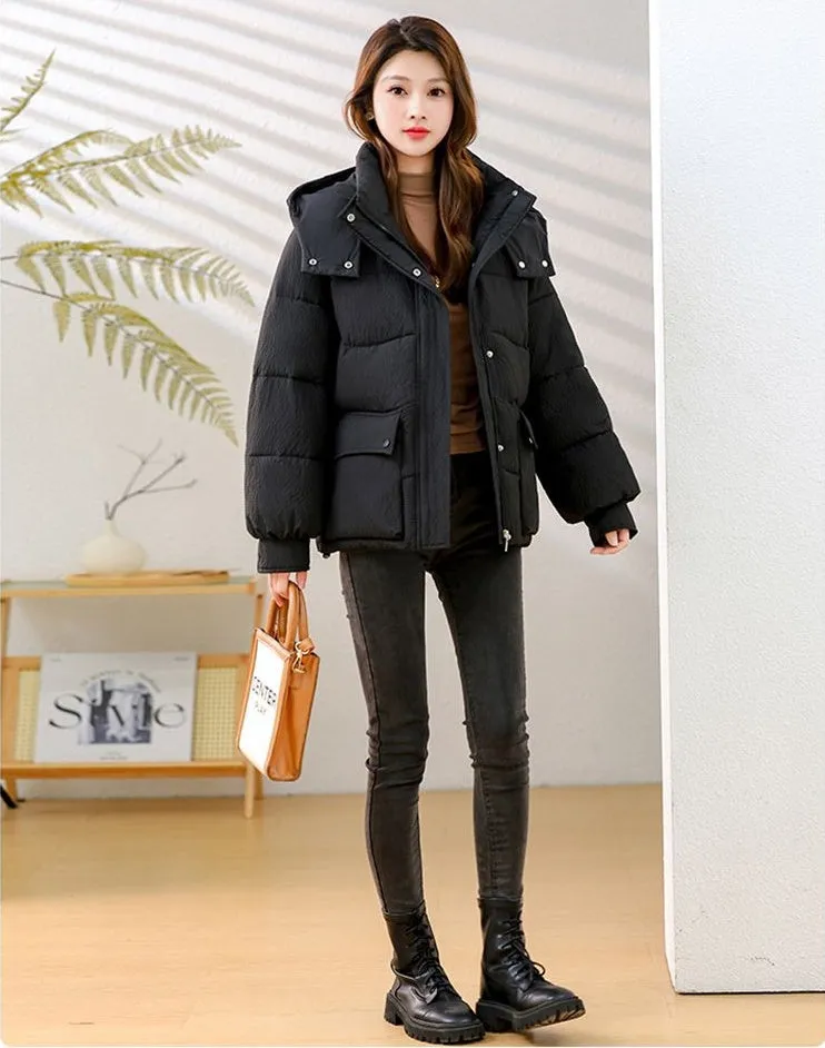 Padded Water-Resistant Puffer Jacket for Women Stylish and Warm