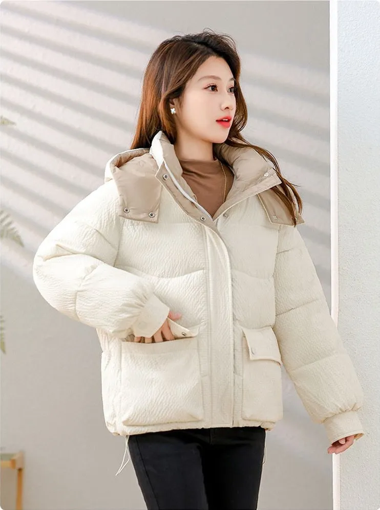 Padded Water-Resistant Puffer Jacket for Women Stylish and Warm