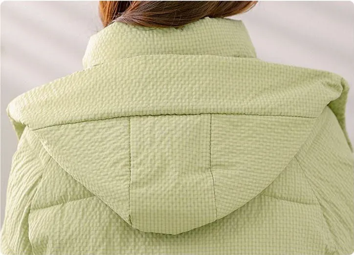 Padded Water-Resistant Puffer Jacket for Women Stylish and Warm