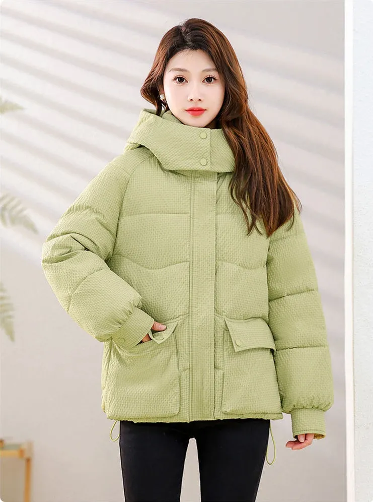 Padded Water-Resistant Puffer Jacket for Women Stylish and Warm