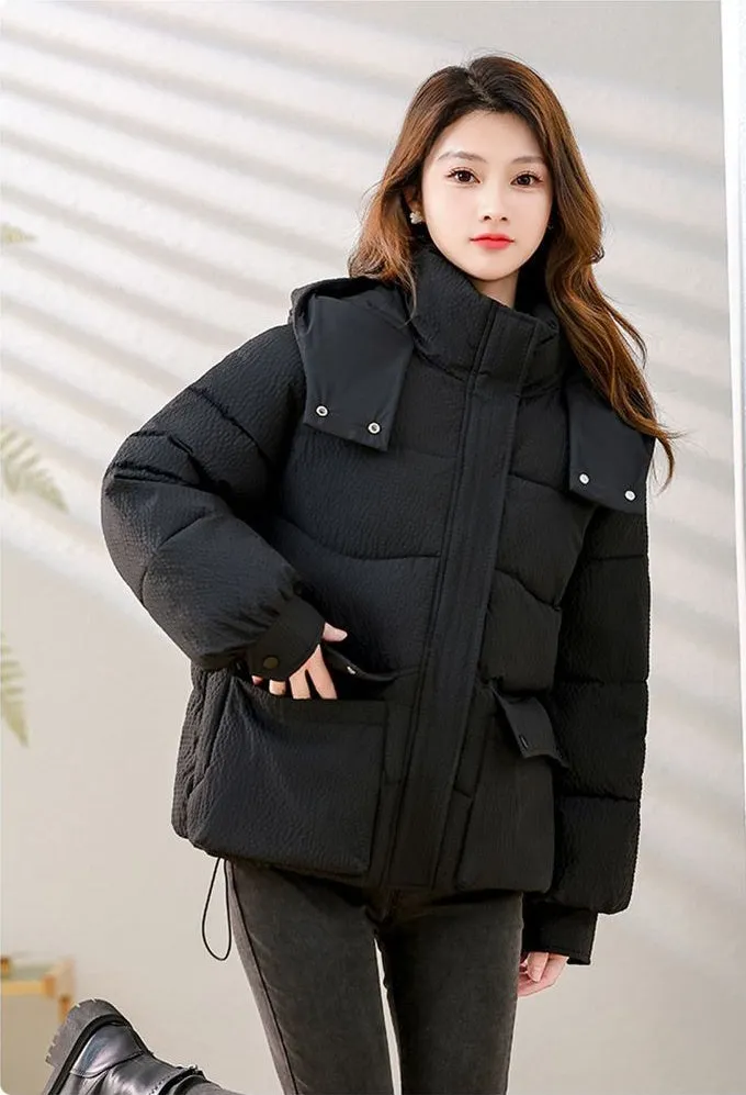 Padded Water-Resistant Puffer Jacket for Women Stylish and Warm