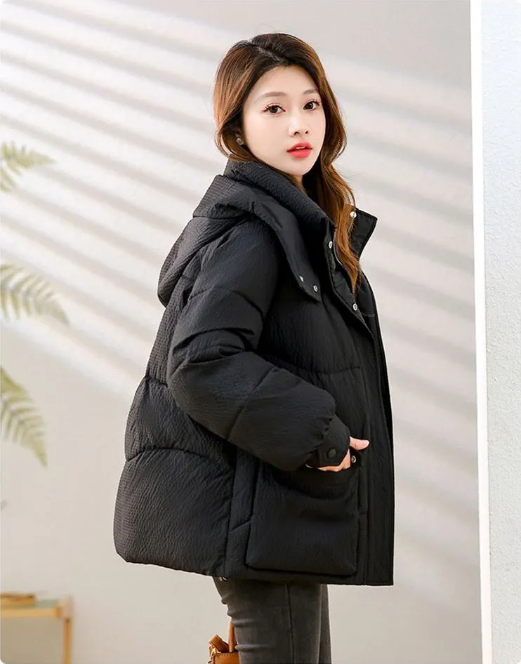 Padded Water-Resistant Puffer Jacket for Women Stylish and Warm
