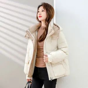 Padded Water-Resistant Puffer Jacket for Women Stylish and Warm