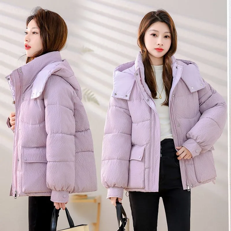 Padded Water-Resistant Puffer Jacket for Women Stylish and Warm