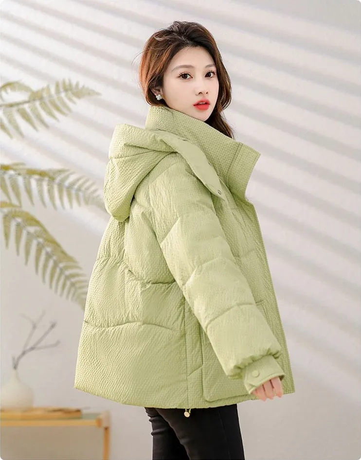 Padded Water-Resistant Puffer Jacket for Women Stylish and Warm