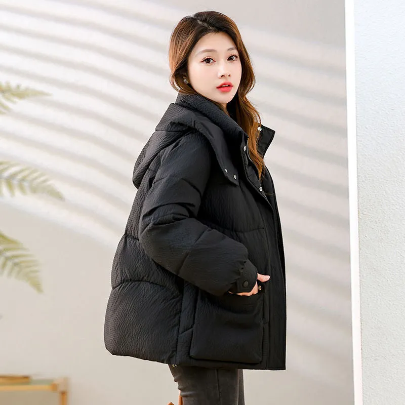 Padded Water-Resistant Puffer Jacket for Women Stylish and Warm