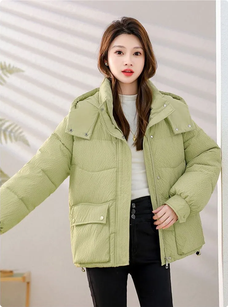 Padded Water-Resistant Puffer Jacket for Women Stylish and Warm