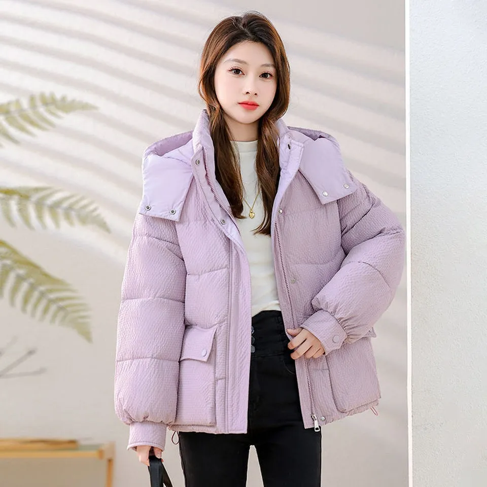 Padded Water-Resistant Puffer Jacket for Women Stylish and Warm