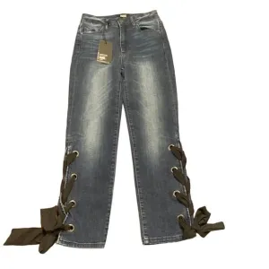 Paige Womens NEW High Rise Sarah Straight leg jeans size 25