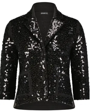 Paillette Sequin Shrunken Blazer
