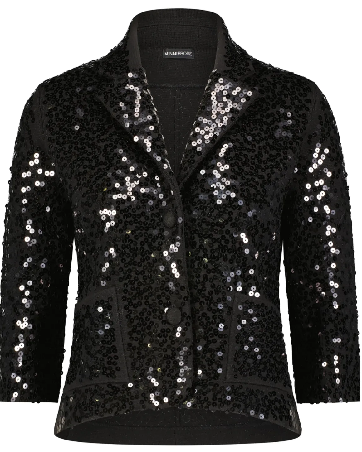 Paillette Sequin Shrunken Blazer