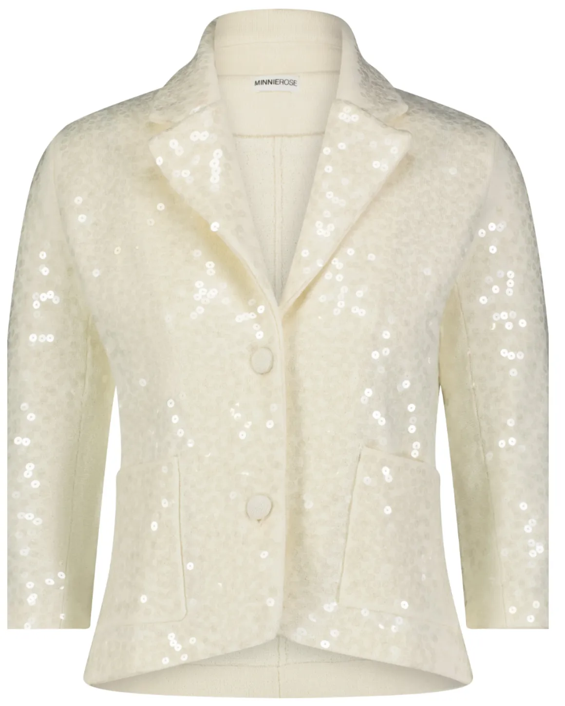Paillette Sequin Shrunken Blazer