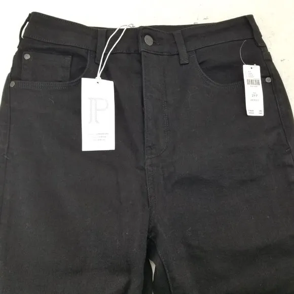 Pilcro Jeans Womens The Icon Black Wide Leg Flare Jeans Stretch Pockets Sz 29 P