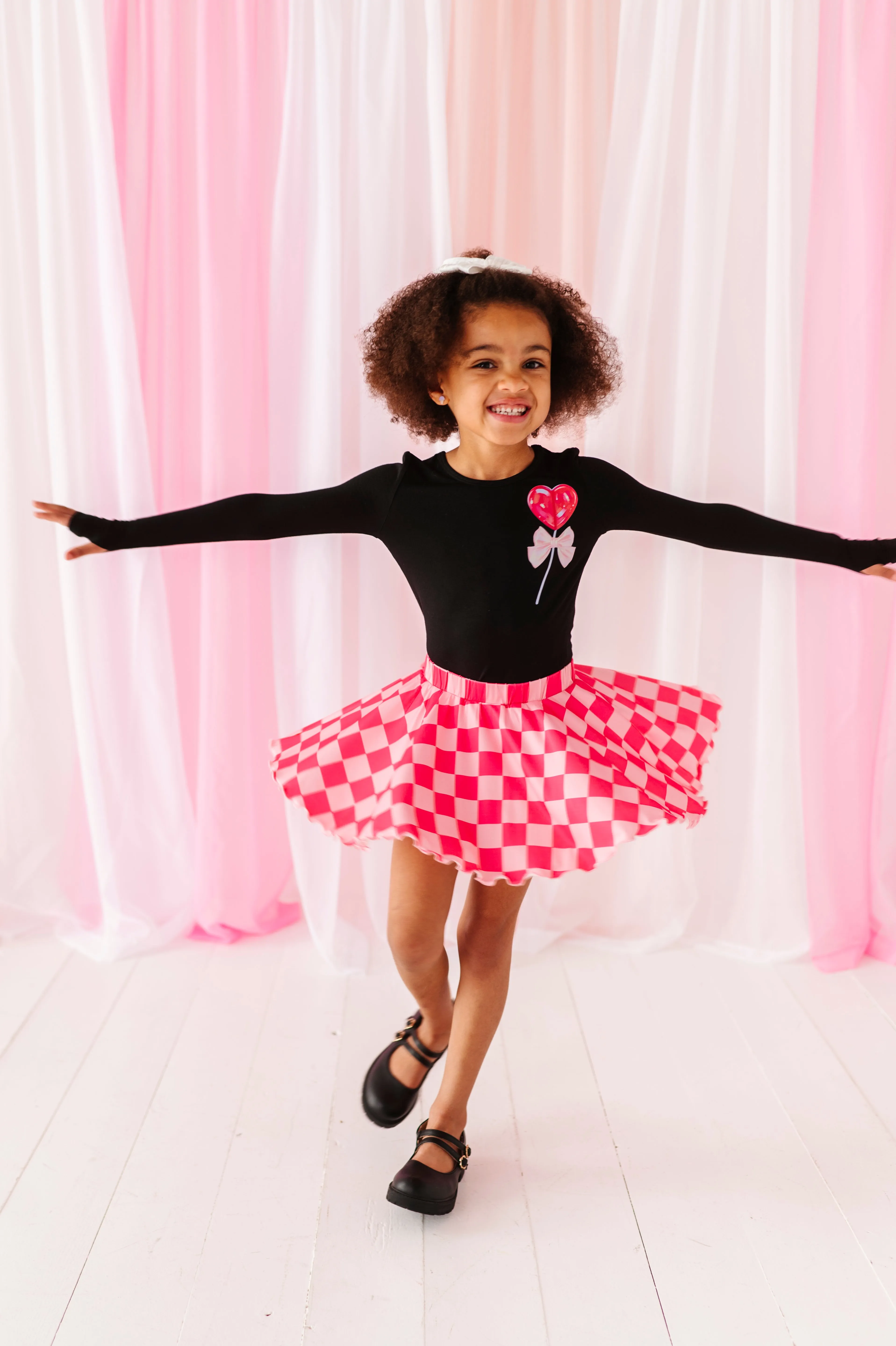 Pink Check | SKORT