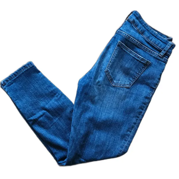 Pistola Distressed Zipper Ankle Denim Jeans-Size 27