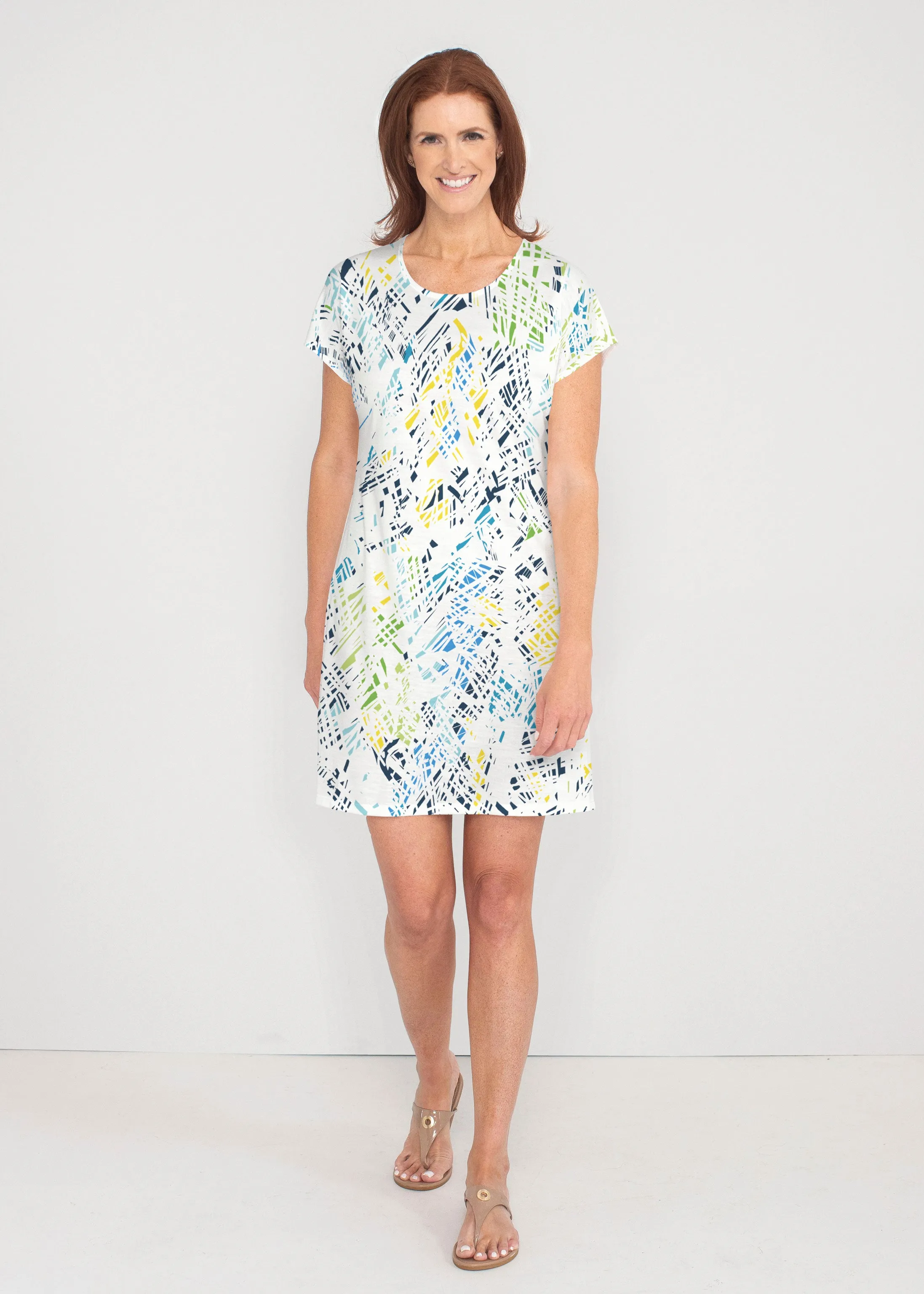 Pixie Blue (8077) ~ Lucy Tee Dress