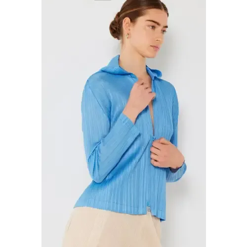 Pleated Hood Jacket