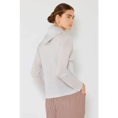 Pleated Hood Jacket