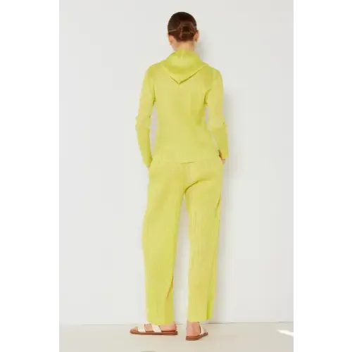 Pleated Hood Jacket