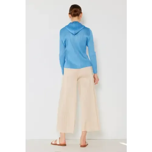 Pleated Hood Jacket