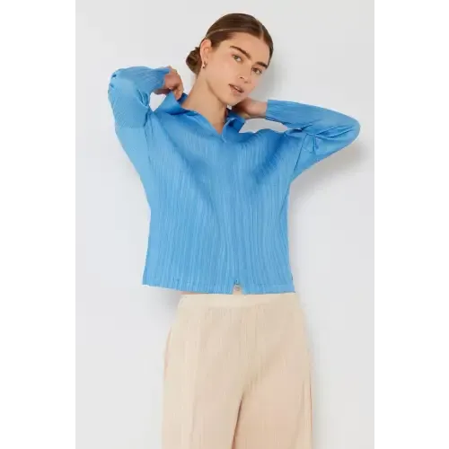 Pleated Hood Jacket