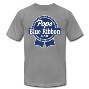 Pops Blue Ribbon Dad Father's Day Men /Unisex Premium T-Shirt