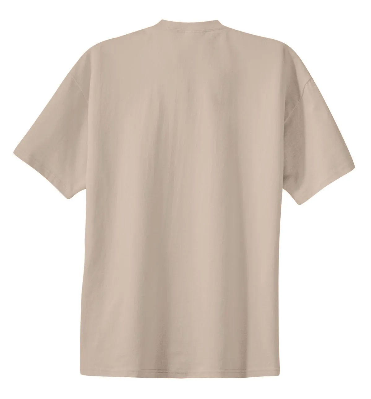 Port & Company Essential Tee. PC61 Light Sand