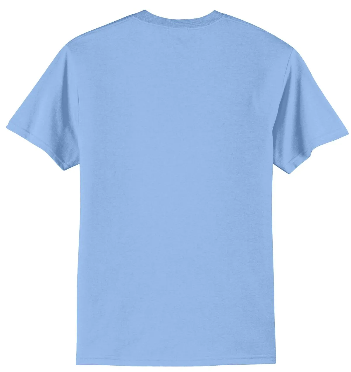 Port & Company Tall Core Blend Tee. PC55T Light Blue Tall