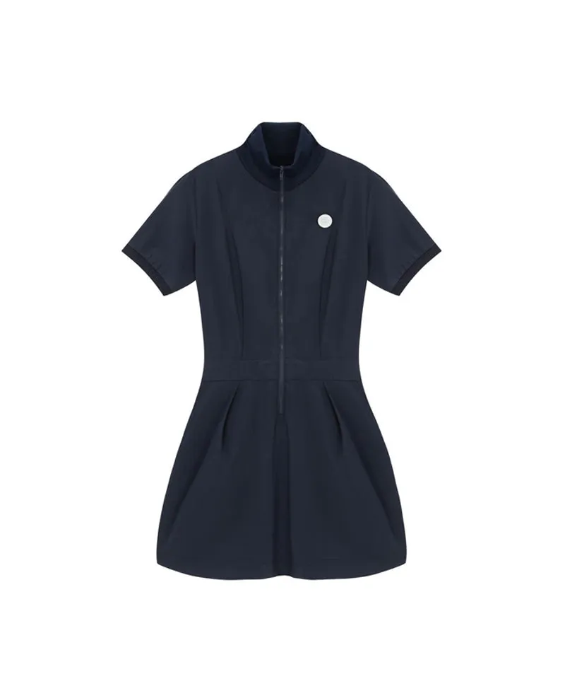 POSHERD Cool Mesh String Dress - Navy