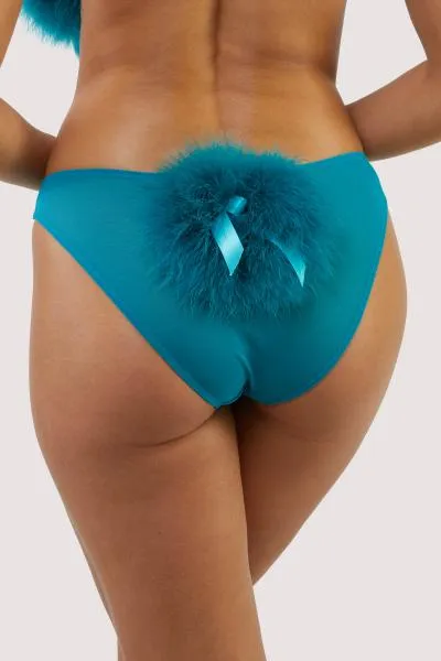 Powder Puff Brief - Teal -