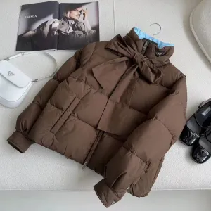 PRADA Sashes Down Womens Designer Winter Jackets