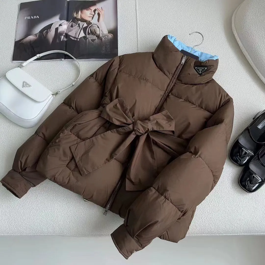 PRADA Sashes Down Womens Designer Winter Jackets