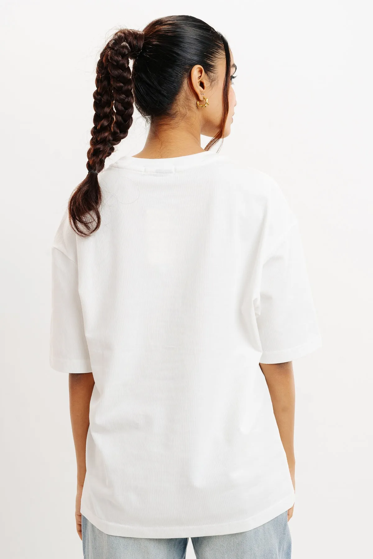 Printed Pocket Crew Neck T-Shirt