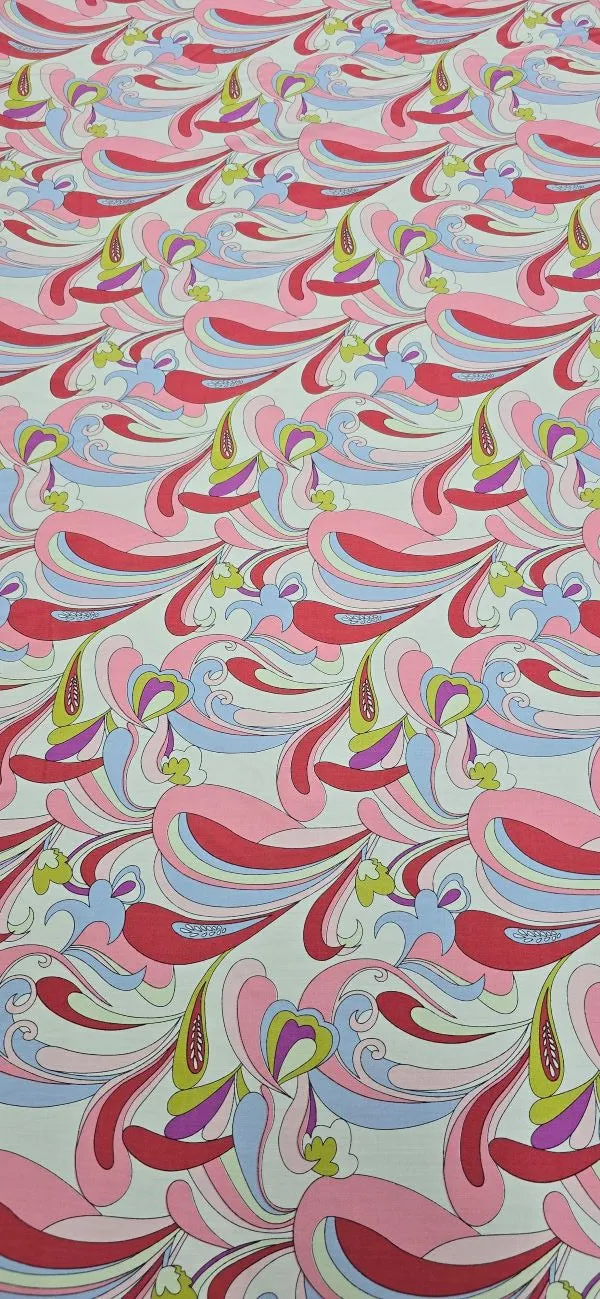 Printed Rayon Fantasia Rose
