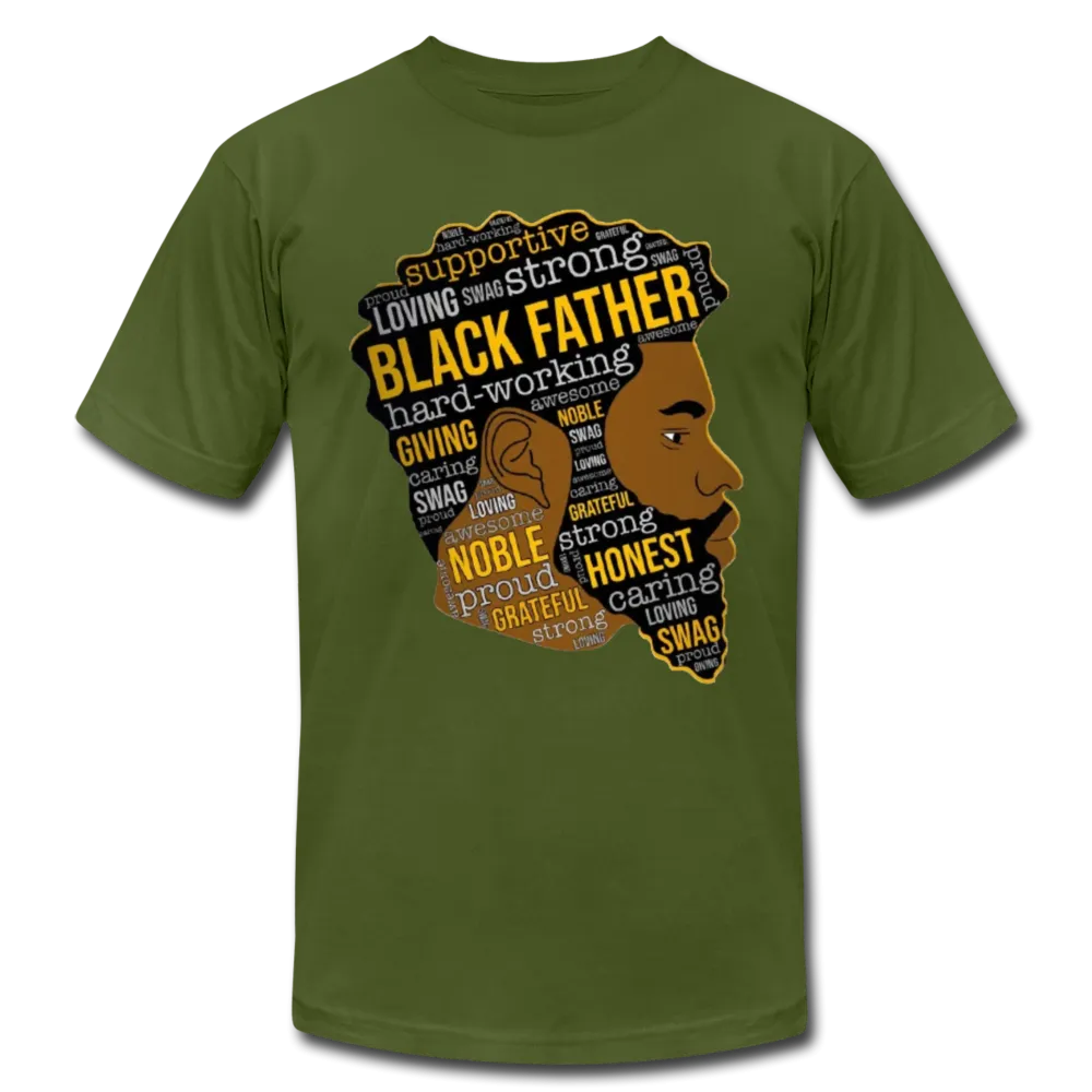 Proud Strong Loving Black Father's Day Men's Premium Adult T-Shirt