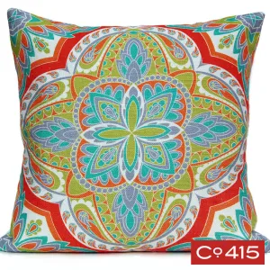 Quatrefoil Pillow - Tropical
