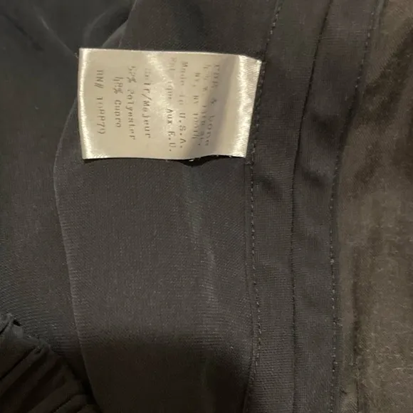 Rag &amp; Bone Black Cupro Silk Shorts