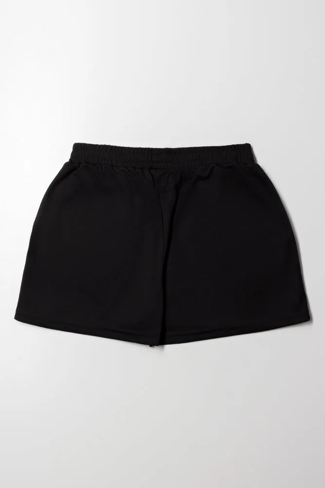 Raiders Mesh Pull On Shorts Black