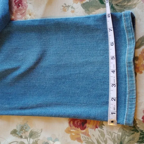 Ralph Lauren LRL Jeans Co Petite Women's Straight Blue Jeans 12P x 29