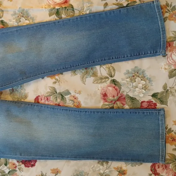 Ralph Lauren LRL Jeans Co Petite Women's Straight Blue Jeans 12P x 29