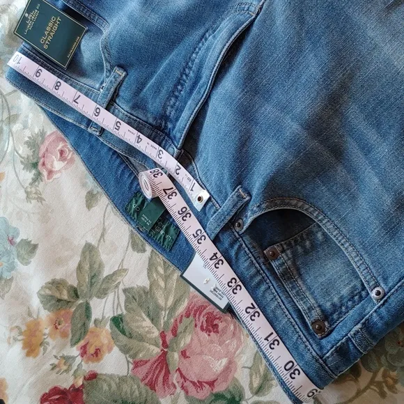 Ralph Lauren LRL Jeans Co Petite Women's Straight Blue Jeans 12P x 29