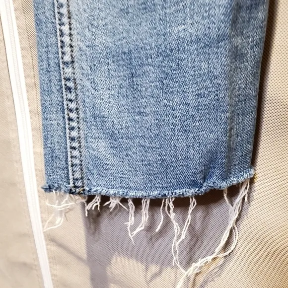 Re/Done Originals Double Needle Long Buttonfly‎ Denim Blue Jeans Size 24
