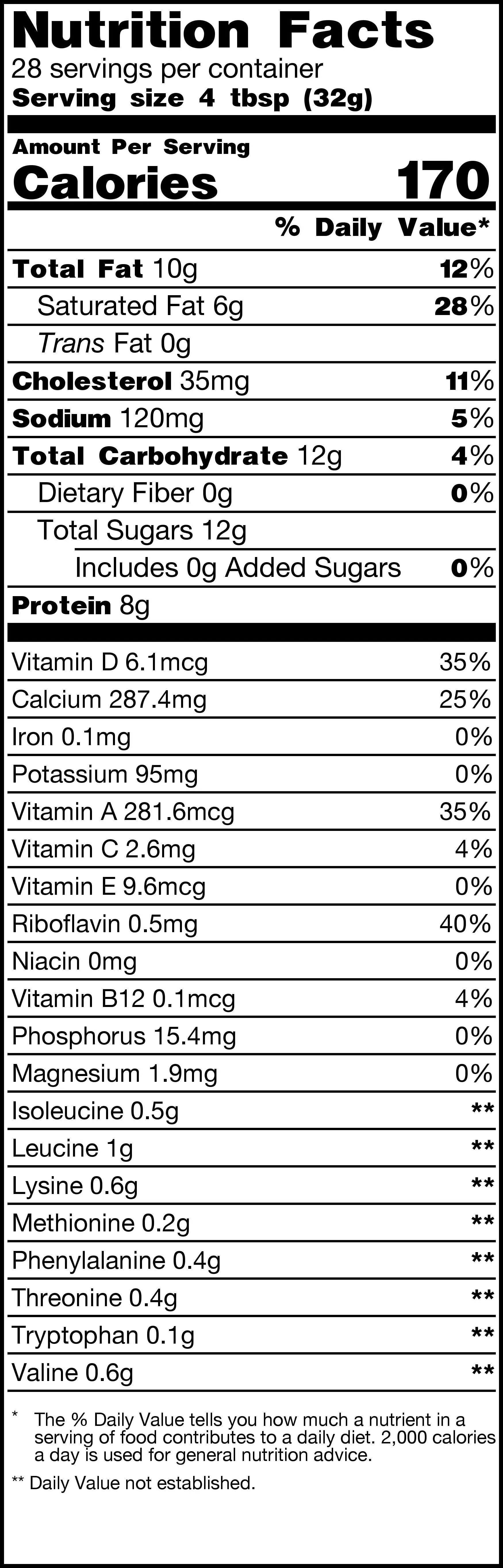 Rich Whole Milk Powder