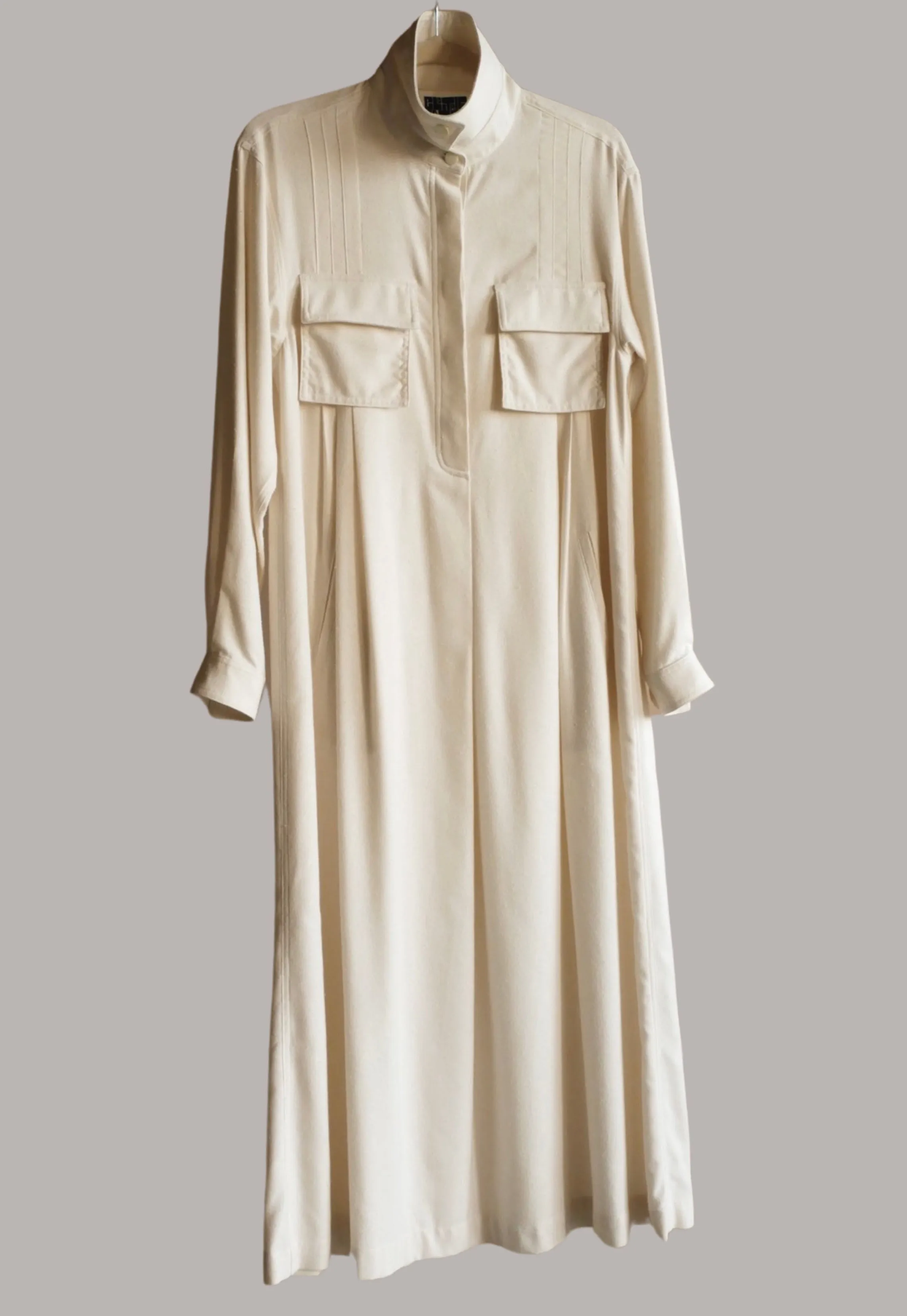 Riding Dress in Cream Raw Silk {Made to Order}