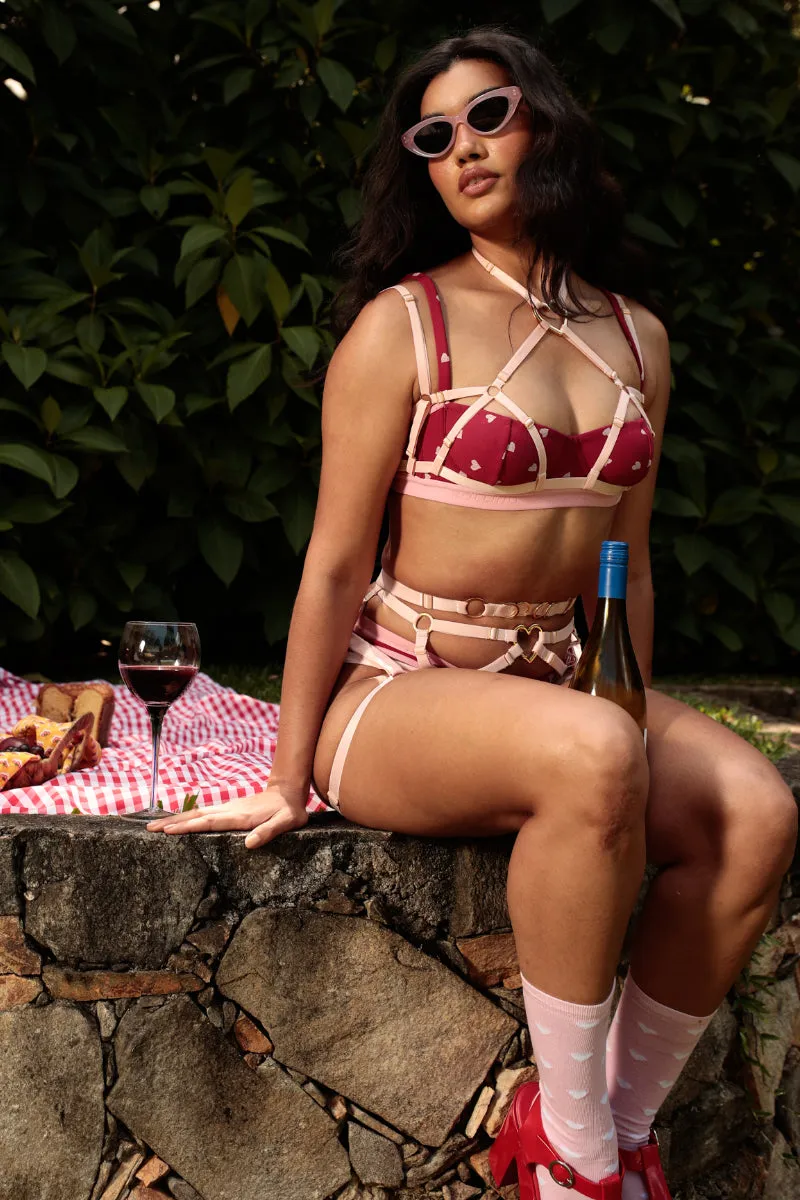Rolling Alpha Balconette Top - Sweetheart