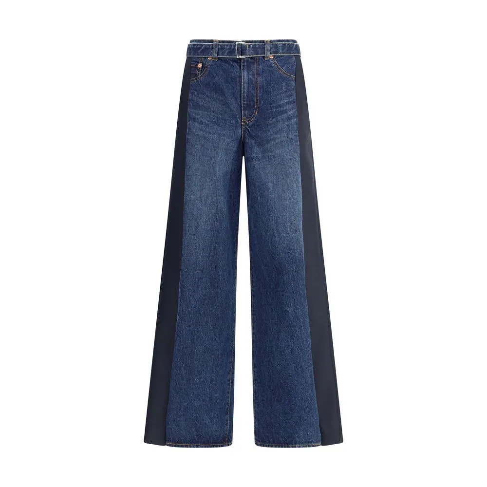 Sacai Wide leg Jeans