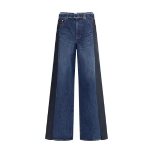Sacai Wide leg Jeans