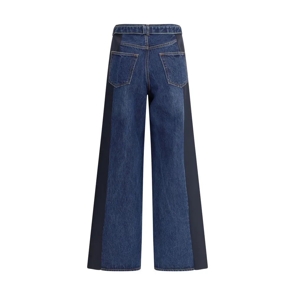 Sacai Wide leg Jeans