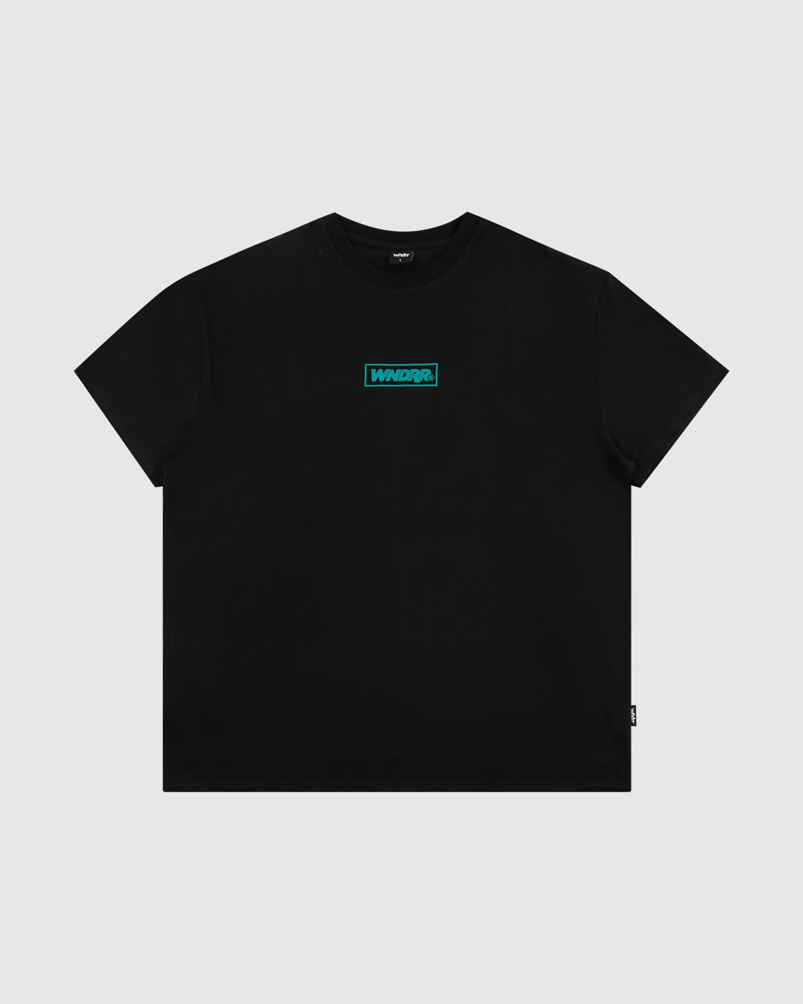 SCRAWL BOX FIT TEE - BLACK